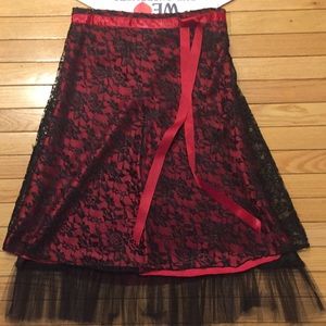 Size M party midi skirt